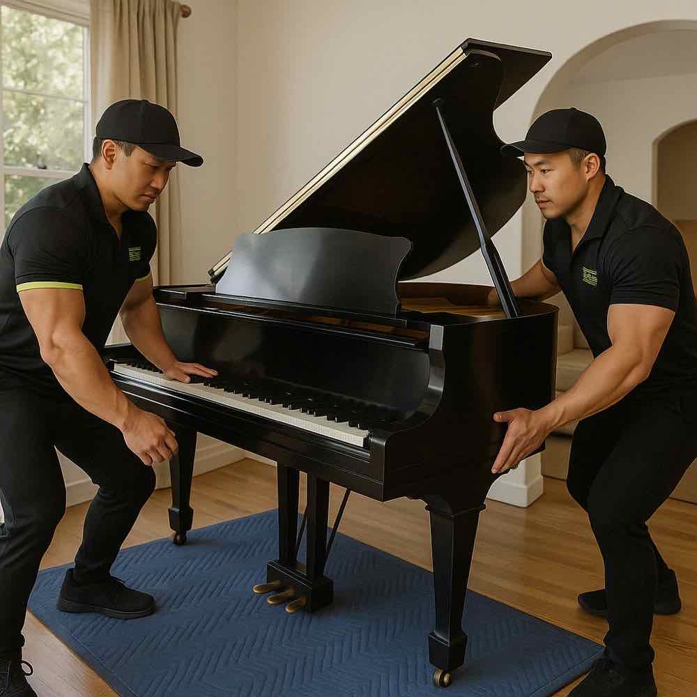 人人搬運專業搬運三角鋼琴 Professional grand piano moving