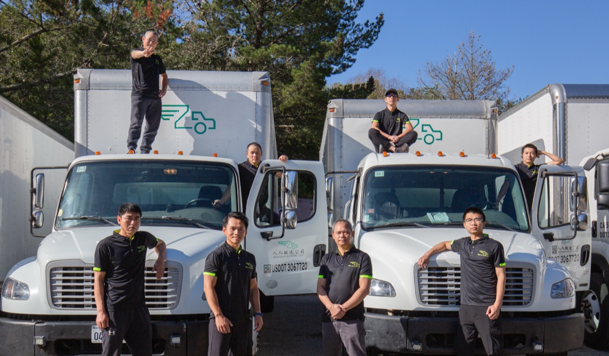 Run Run movers on their trucks